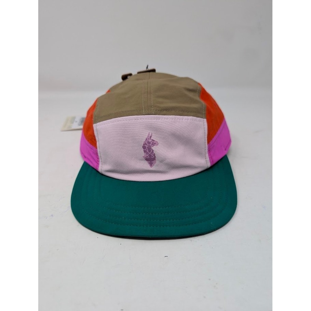 Cotopaxi X Free People Tech 5-Panel Hat One Size Powder Pink and Green Glow NWT